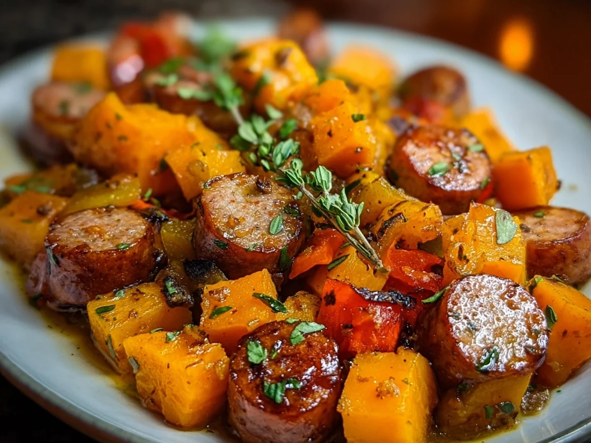 30-Min Turkey Sausage & Sweet Potatoes with Honey Garlic - Image 2