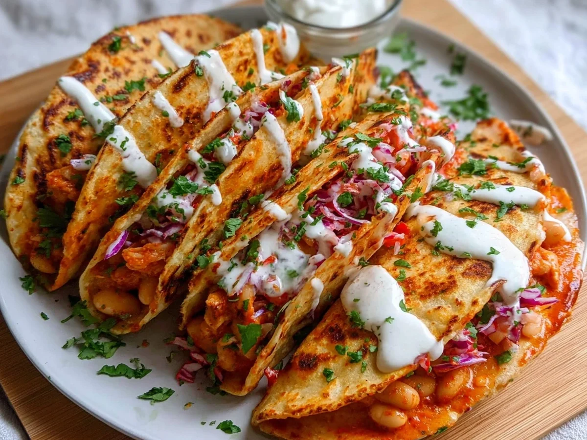 Buffalo White Bean Tacos: Quick High-Protein Plant-Based Meal - Image 1