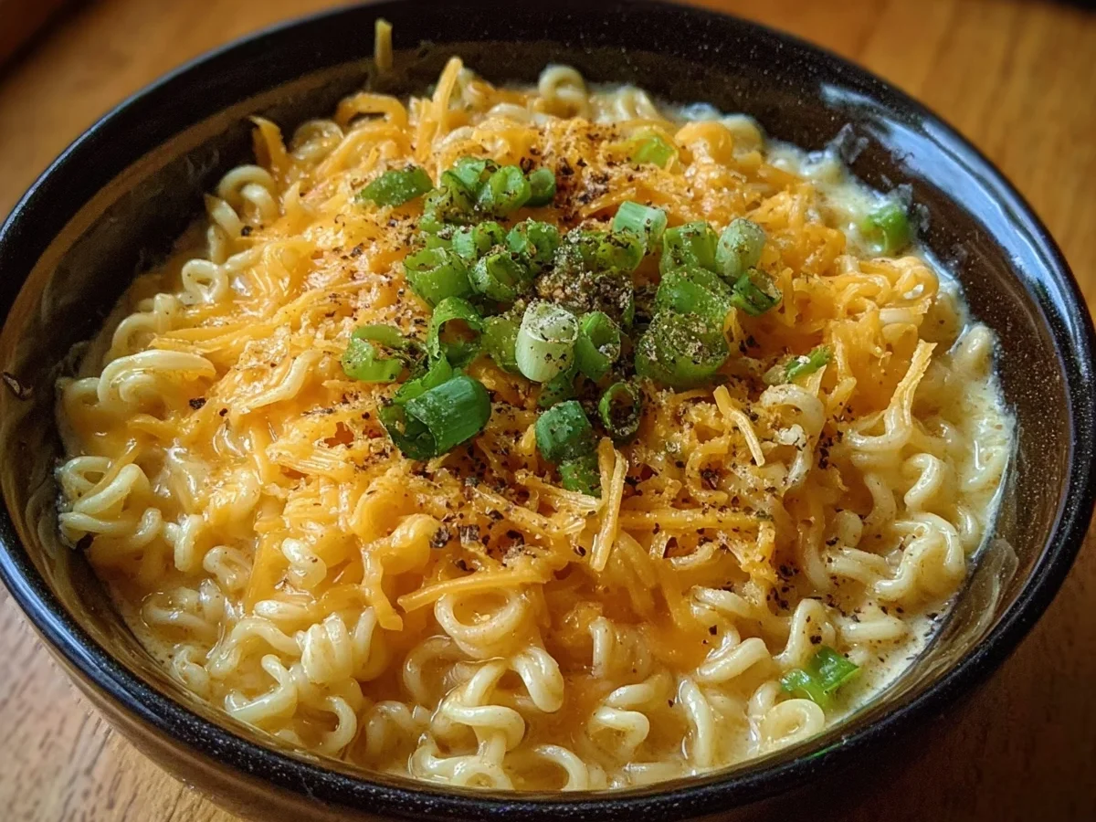 Cheesy Ramen Noodles: Creamy Comfort Food in 20 Mins - Image 1