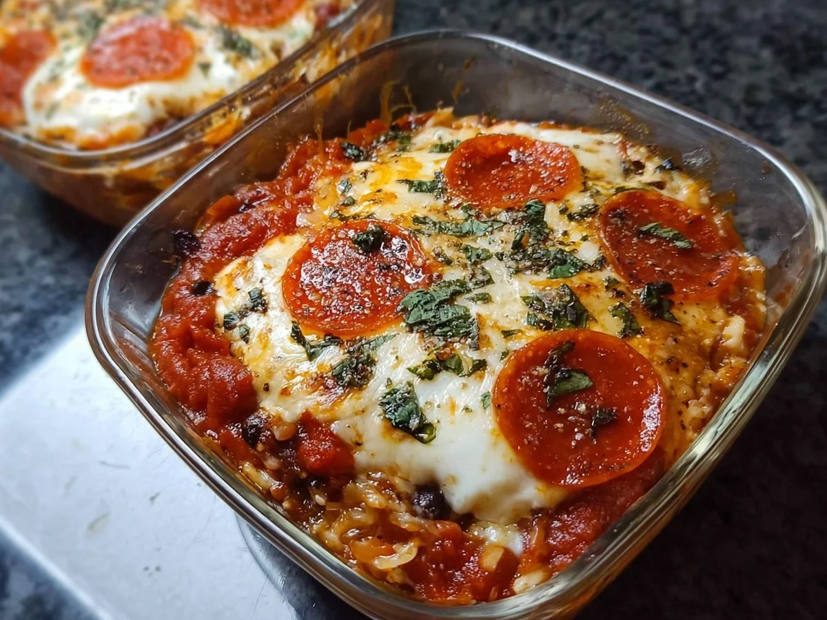 Cottage Cheese Pizza Bowl: High Protein, Easy Dinner - Image 1