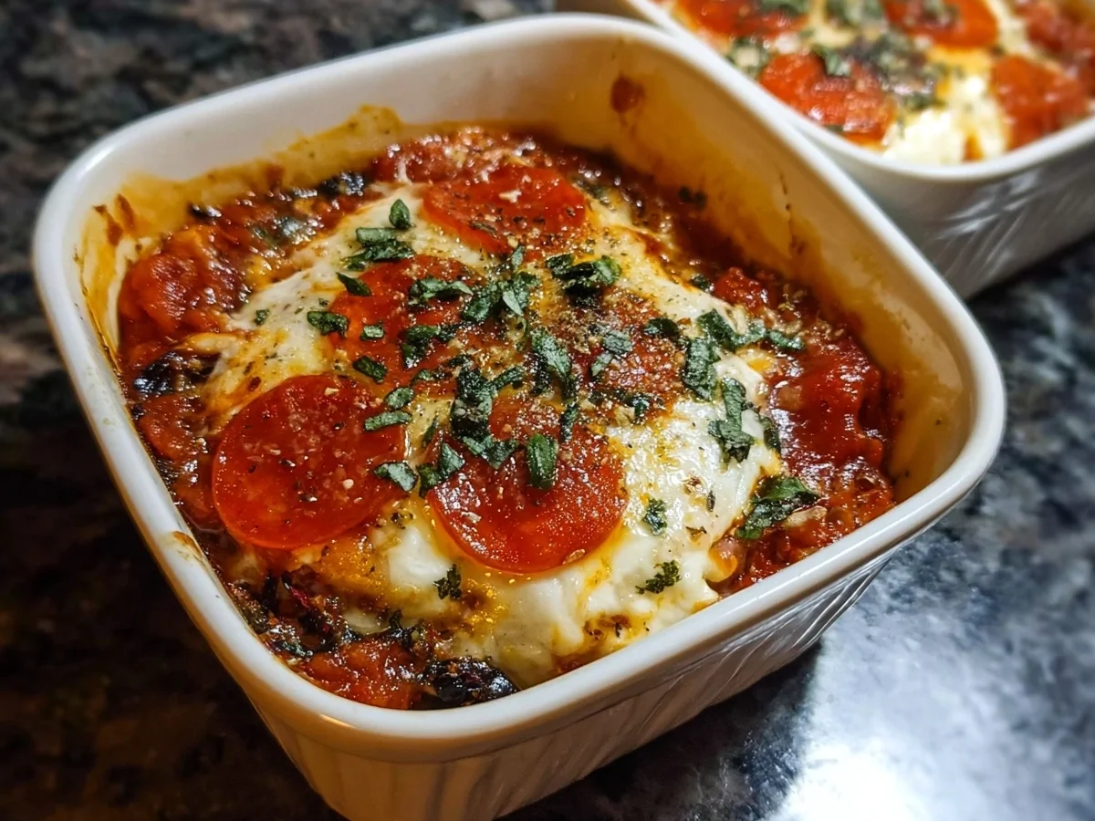 Cottage Cheese Pizza Bowl: High Protein, Easy Dinner - Image 2
