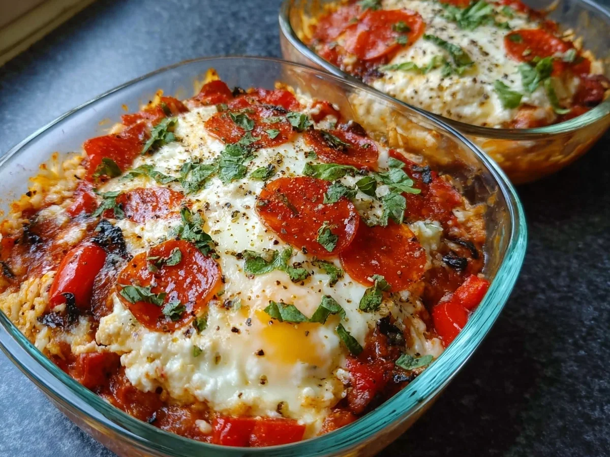 Cottage Cheese Pizza Bowl: High-Protein & Quick Dinner - Image 1