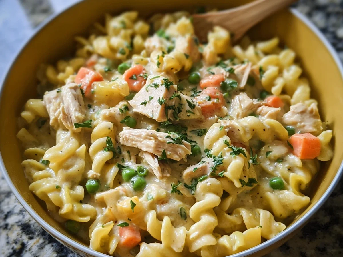 Creamy Chicken Pot Pie Pasta: Quick, Protein-Loaded - Image 2
