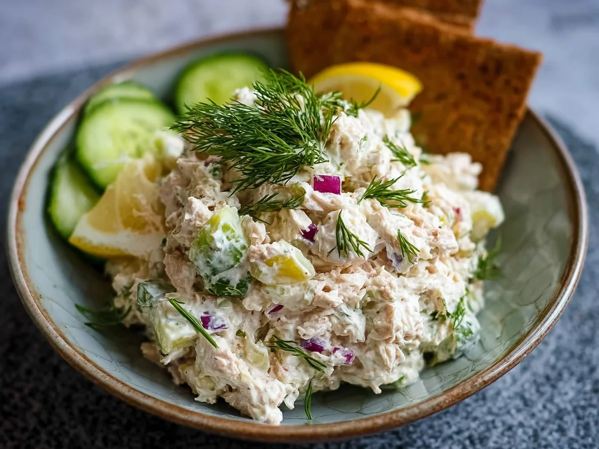Creamy Cottage Cheese Tuna Salad: High Protein & Easy Meal Prep - Image 2