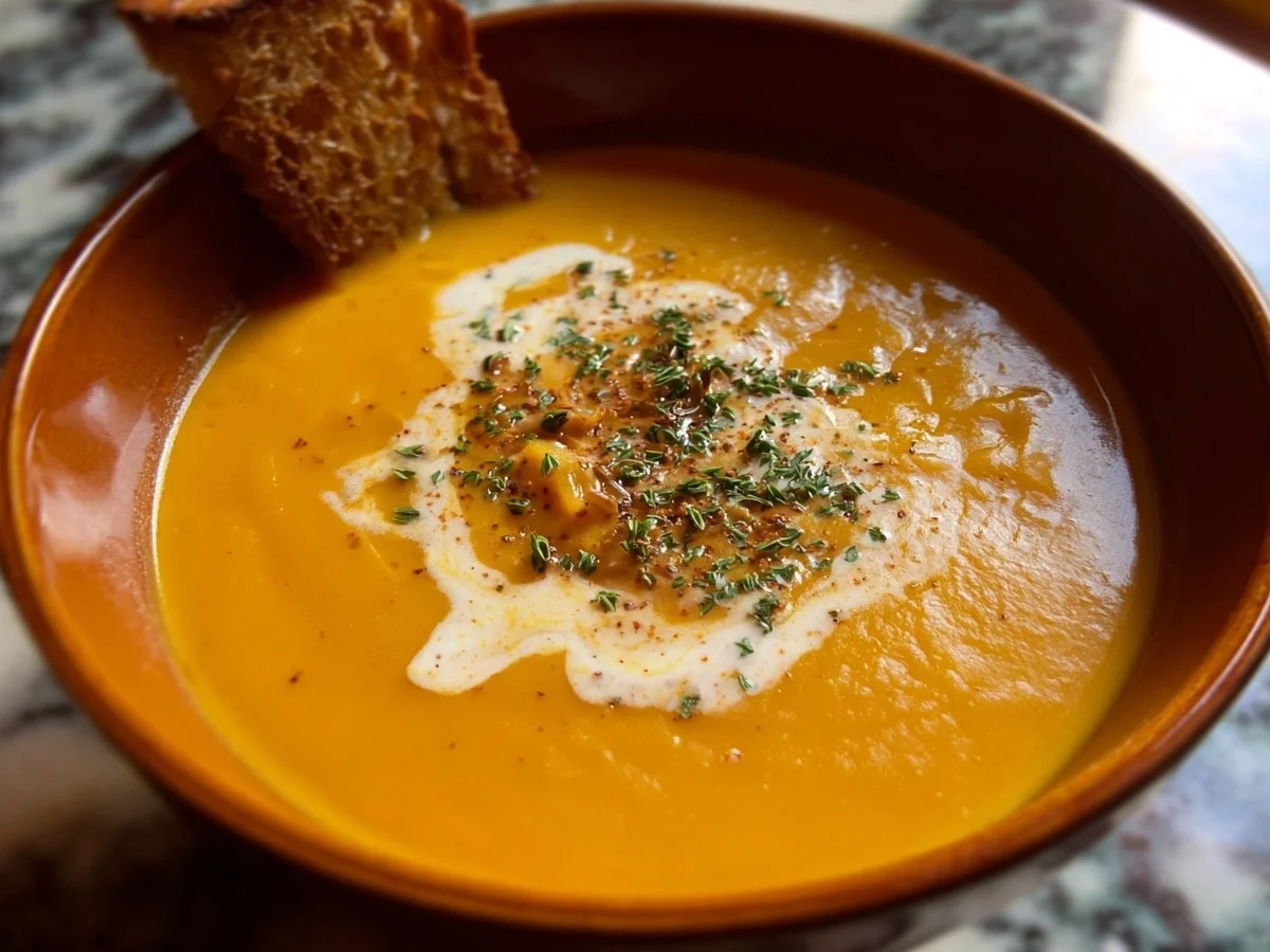 Creamy Protein Butternut Squash Soup: Healthy Recipe - Image 2
