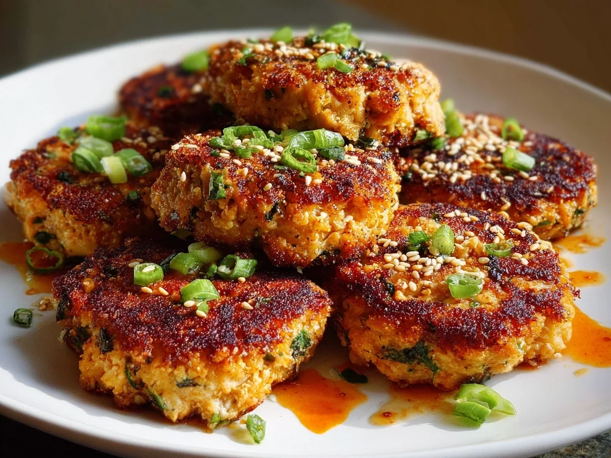 Crispy Asian Tuna Cakes: Protein-Packed Appetizer - Image 1