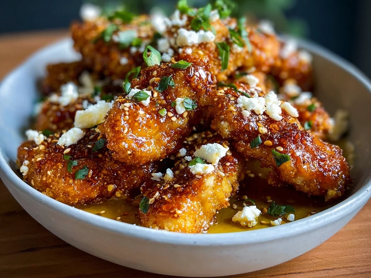 Crispy Hot Honey Feta Chicken: Sweet & Spicy Dinner - Image 2