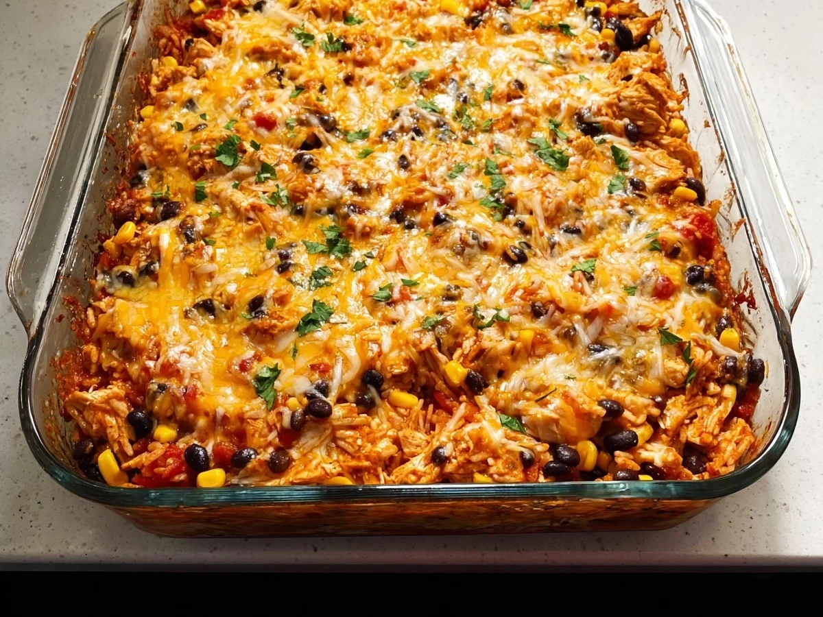Easy Chicken Burrito Casserole for Quick Family Dinner - Image 2