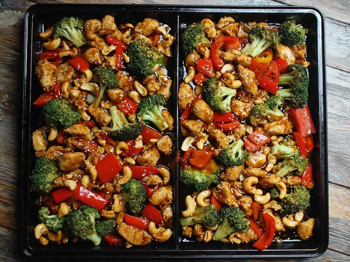 Easy Sheet Pan Cashew Chicken: Protein-Packed Meal Prep - Image 2
