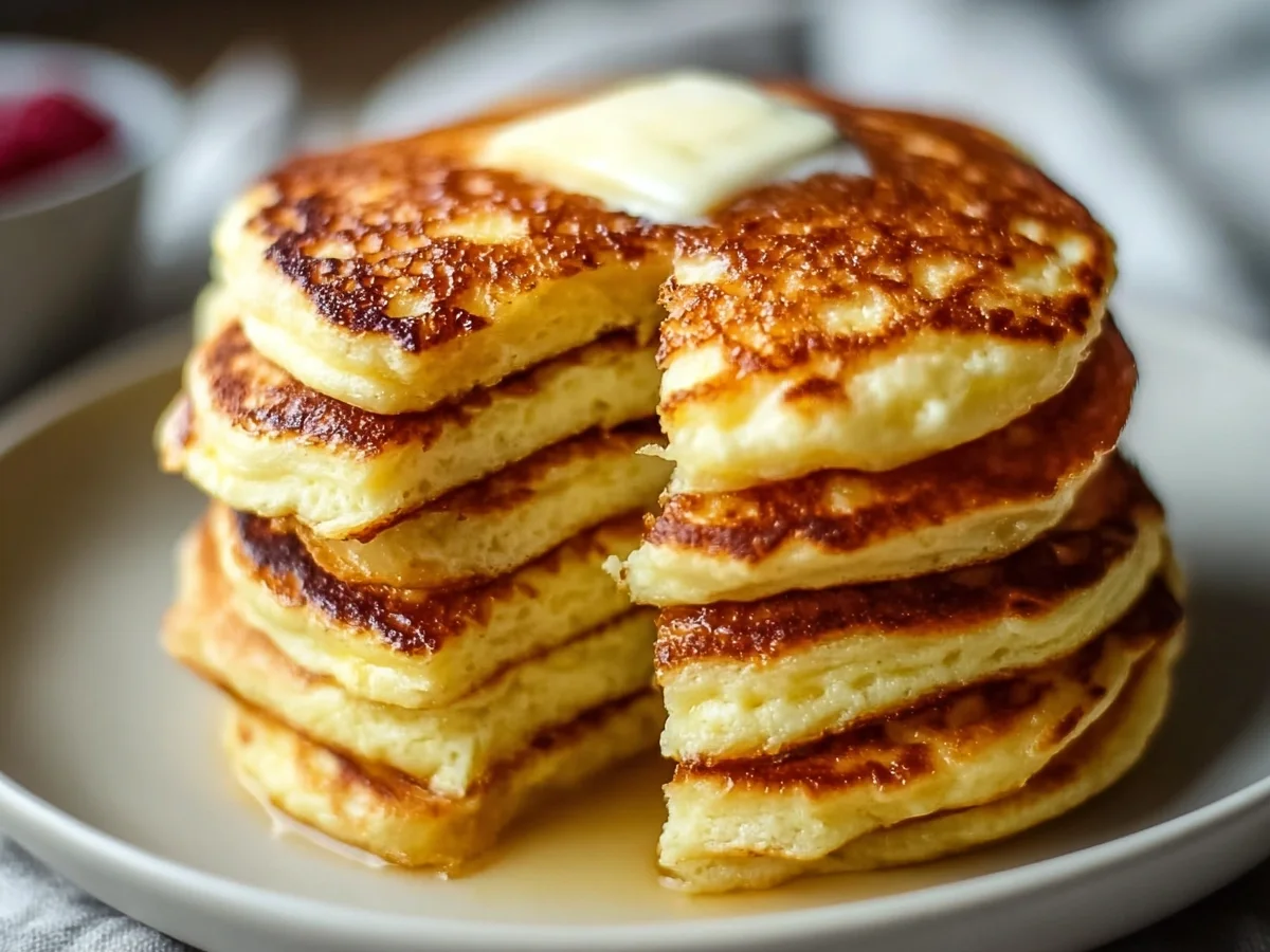 Flourless Cottage Cheese Pancakes: Low Carb, High Protein - Image 1