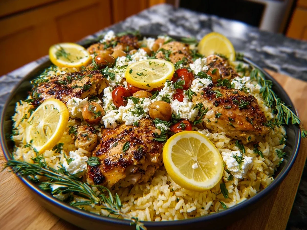 Greek Chicken Lemon Rice: 30-Minute One-Pot Meal - Image 2
