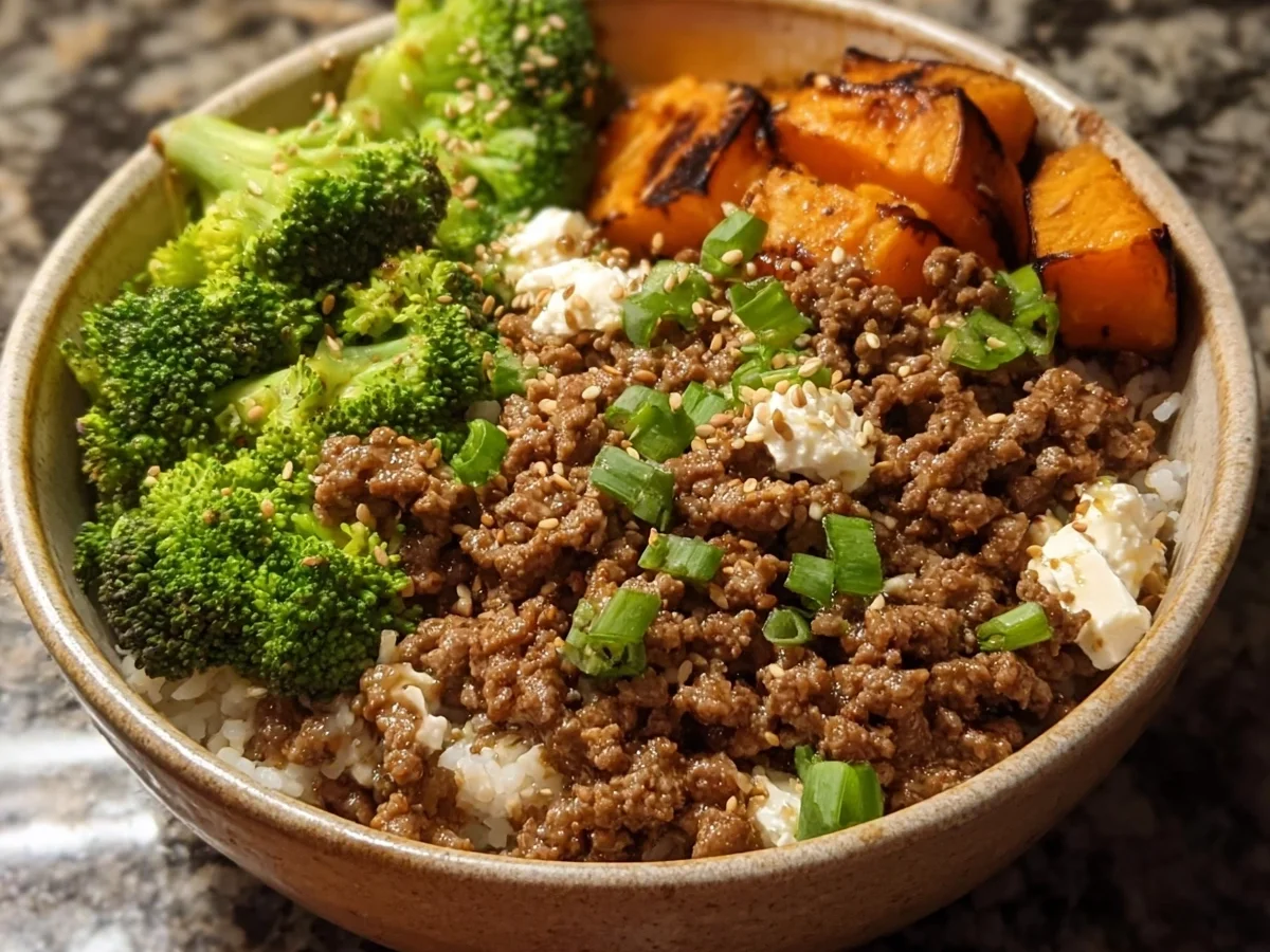 Ground Beef Hot Honey Bowl: High-Protein Meal Prep - Image 2