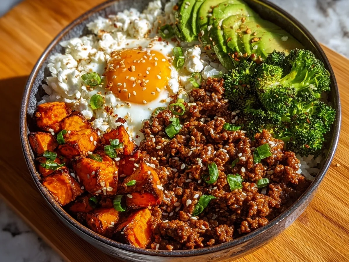 Ground Beef Hot Honey Bowl: Sweet, Spicy, High-Protein - Image 1