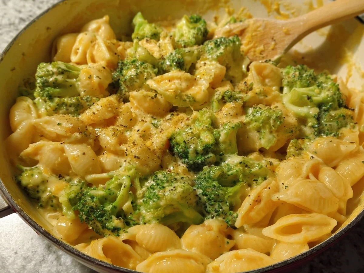 Healthy One Pot Broccoli Mac and Cheese Recipe - Image 1