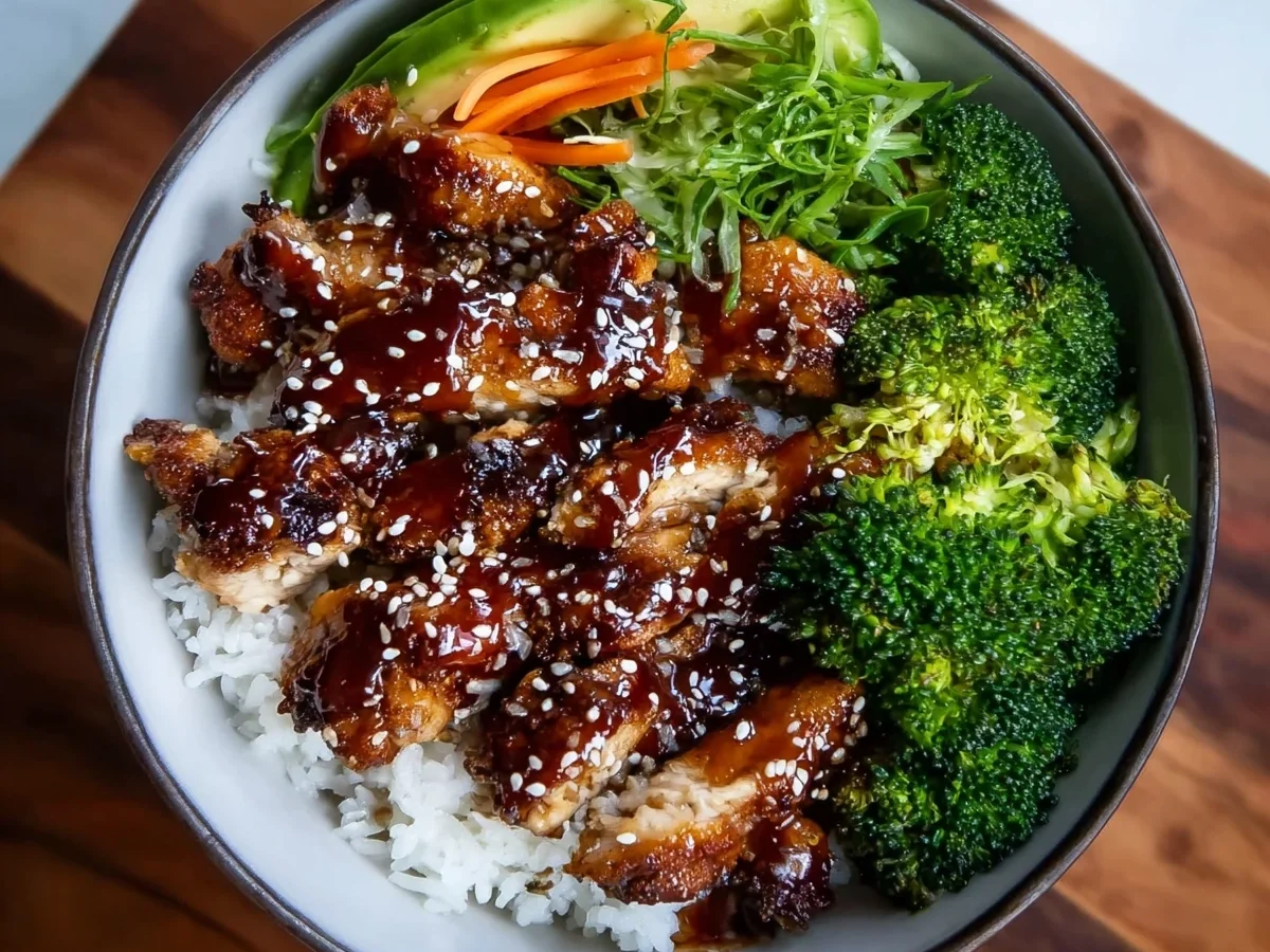 Healthy Sticky Chicken Bowls: Quick High-Protein Dinner - Image 2