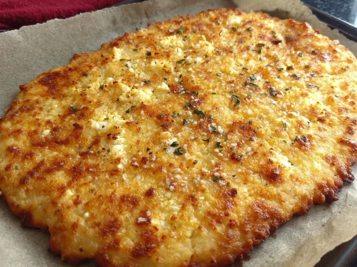 High Protein 2-Ingredient Cottage Cheese Flatbread - Image 2