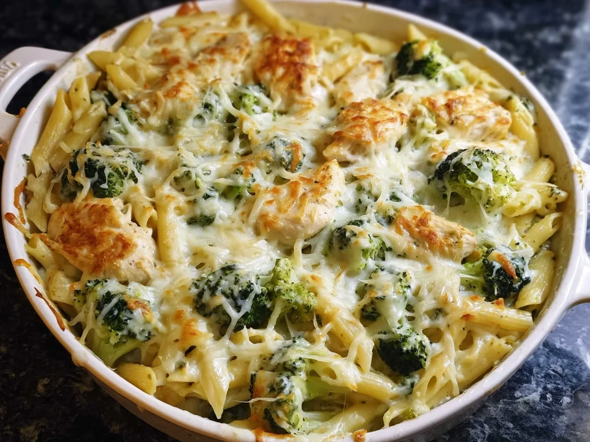 High Protein Alfredo Bake: Creamy Comfort Meal - Image 1
