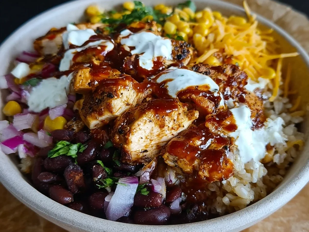 High Protein BBQ Ranch Chicken Bowl - Image 2