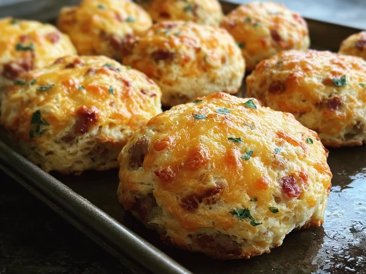 High Protein Breakfast Biscuits: Turkey Ham or Sausage - Image 1