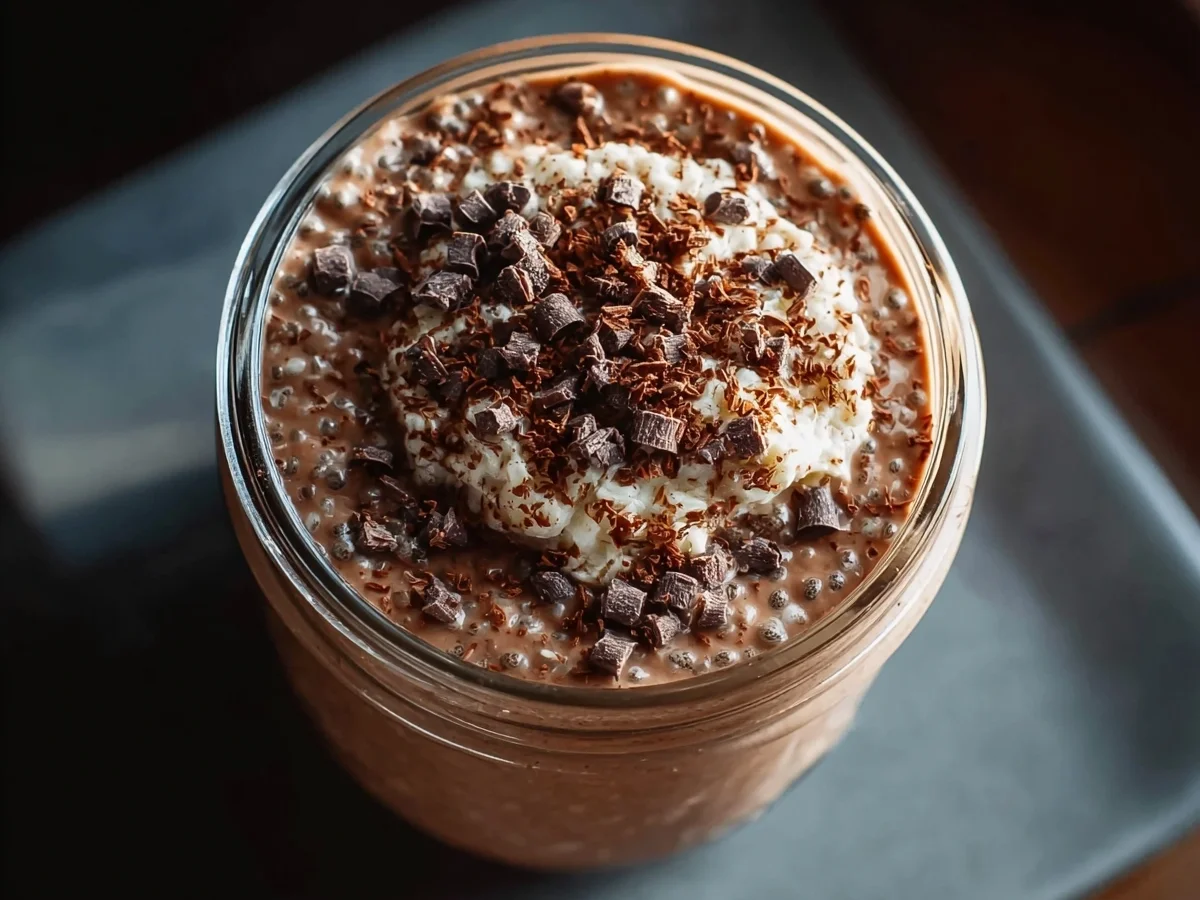 High Protein Brownie Batter Overnight Oats - Image 1