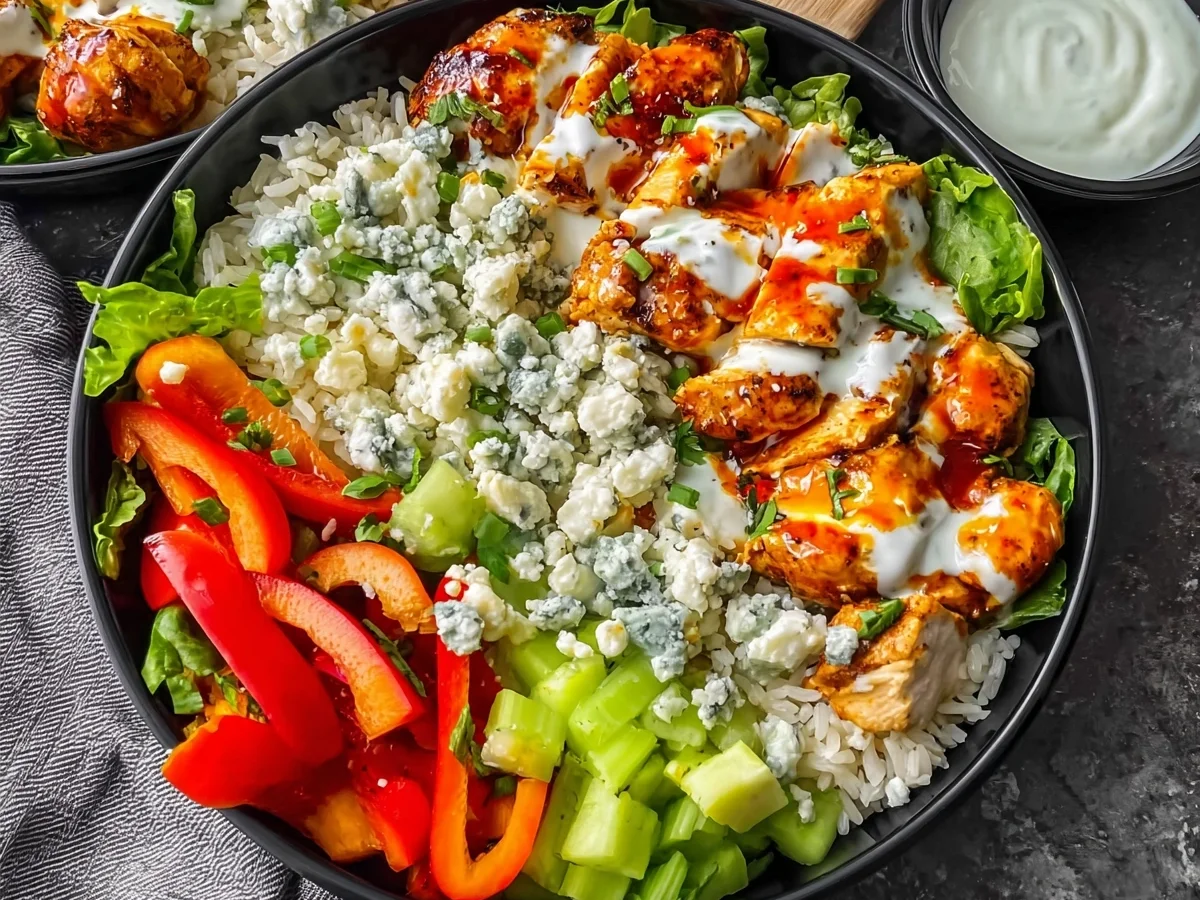 High-Protein Buffalo Chicken Bowls for Meal Prep - Image 2