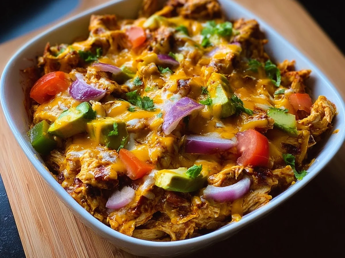 High Protein Chicken Cottage Cheese Enchilada Bowls - Image 1