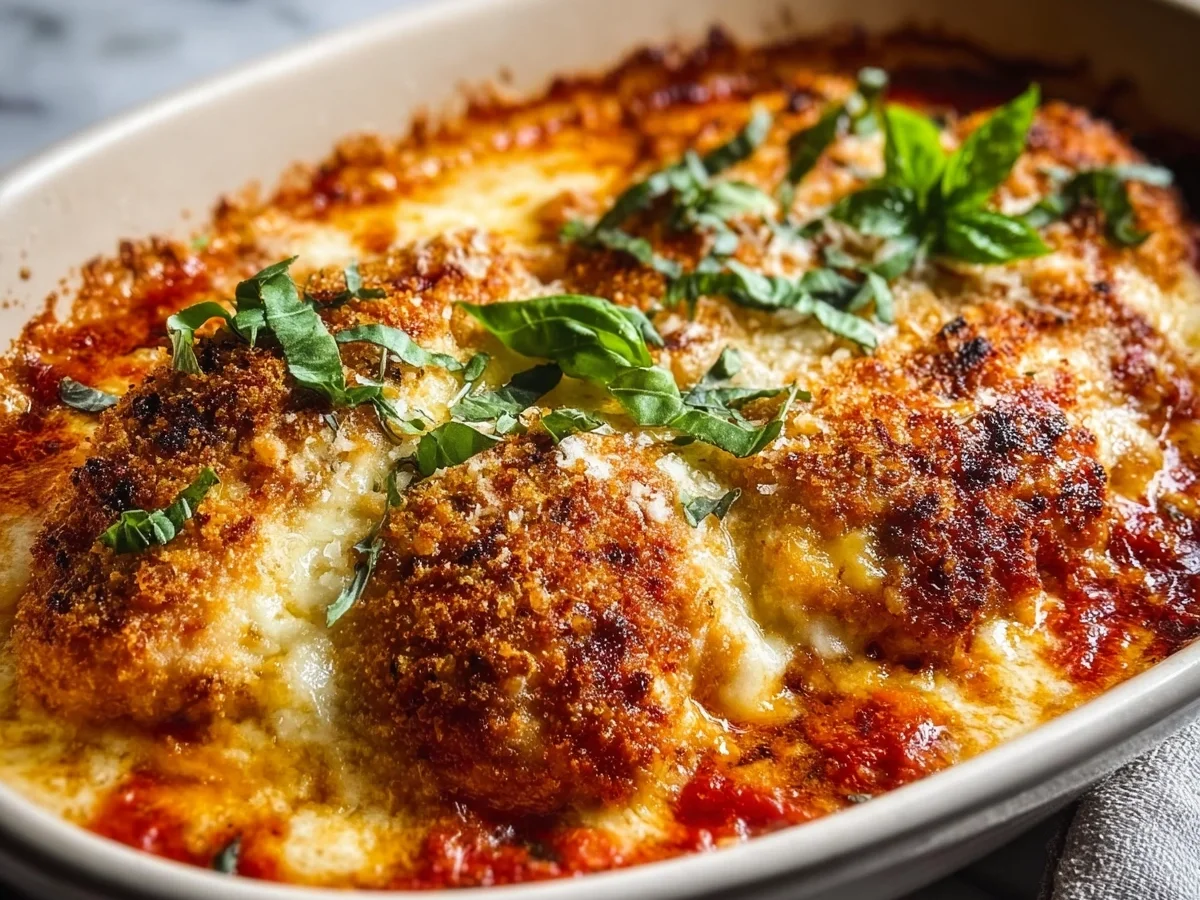 High Protein Chicken Parm Casserole | Family Dinner - Image 2