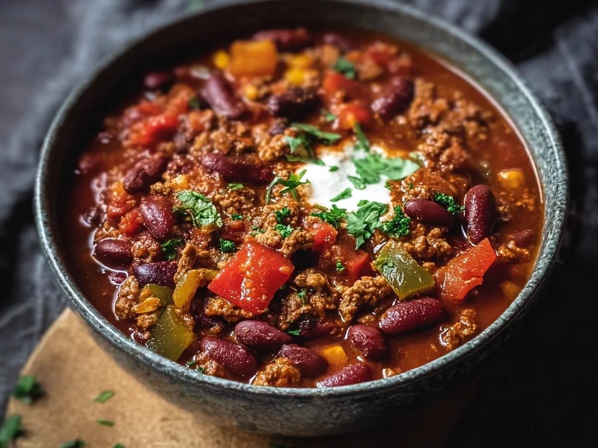 High Protein Chili for Muscle Gain Meal Prep - Image 1