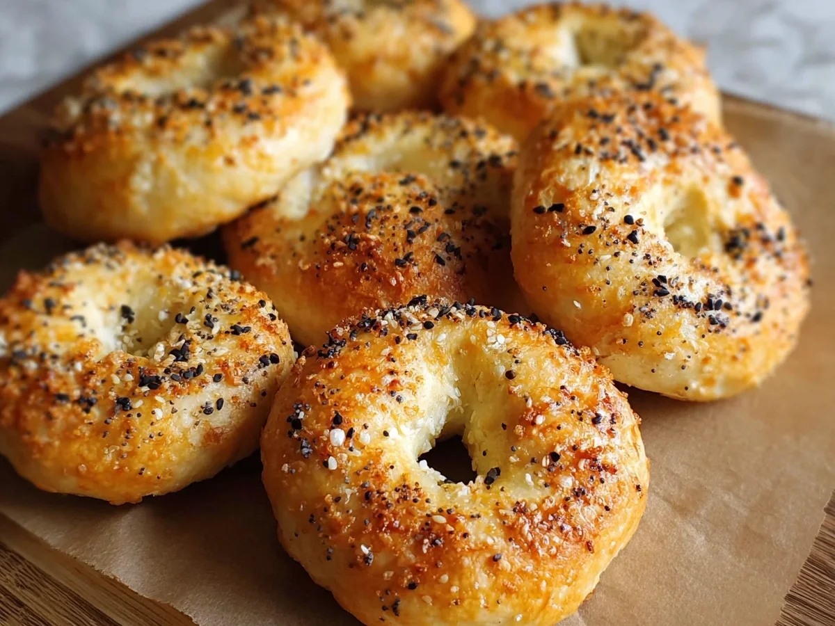 High Protein Cottage Cheese Bagels: Easy Breakfast - Image 1