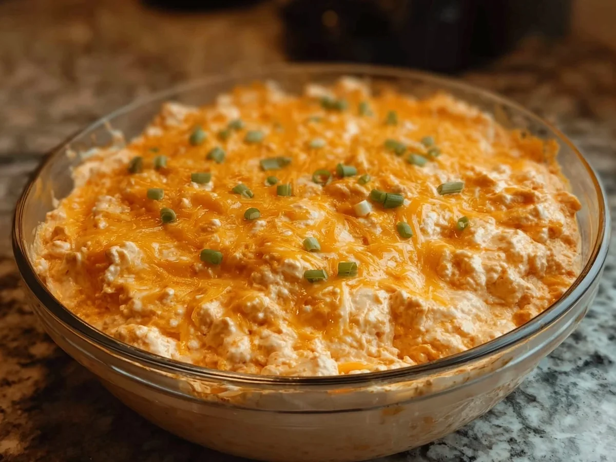 High-Protein Cottage Cheese Buffalo Chicken Dip - Image 1