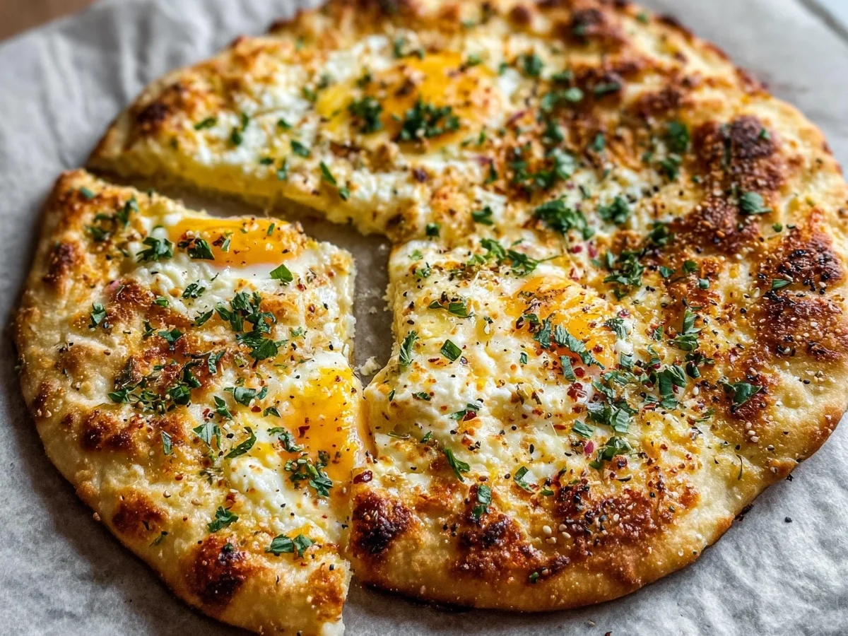 High Protein Cottage Cheese Flatbread: Easy & Viral - Image 1