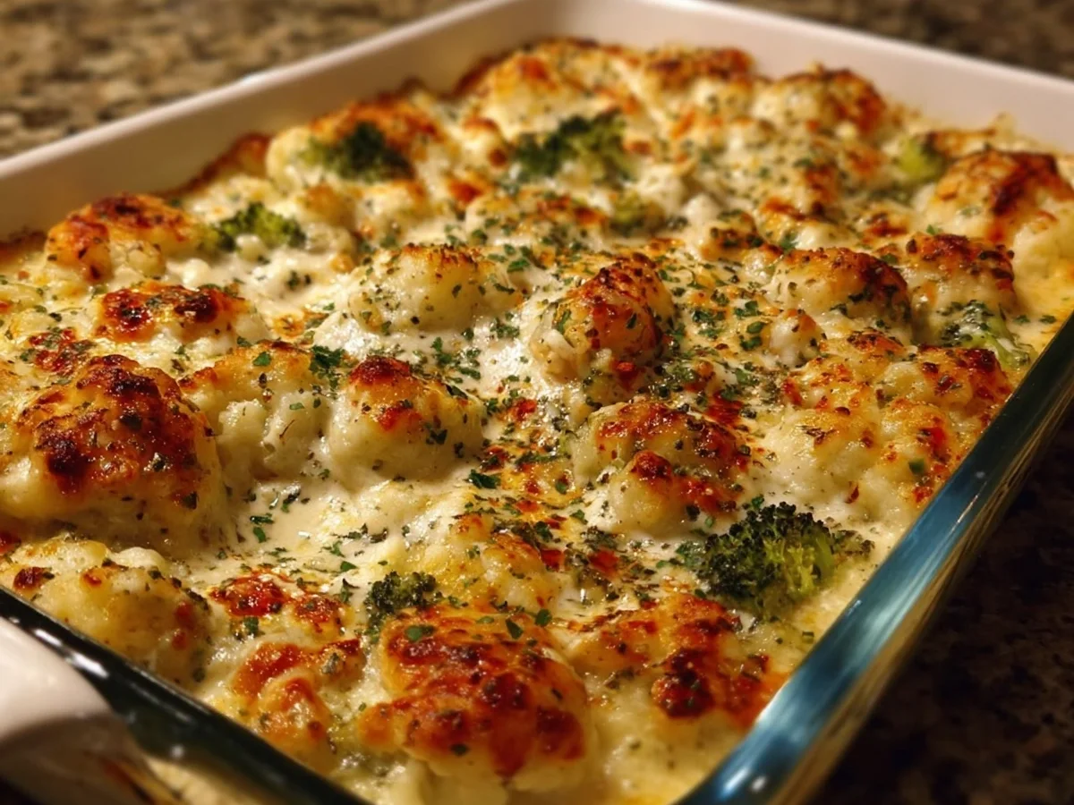 High Protein Creamy Chicken Bake for Meal Prep - Image 1