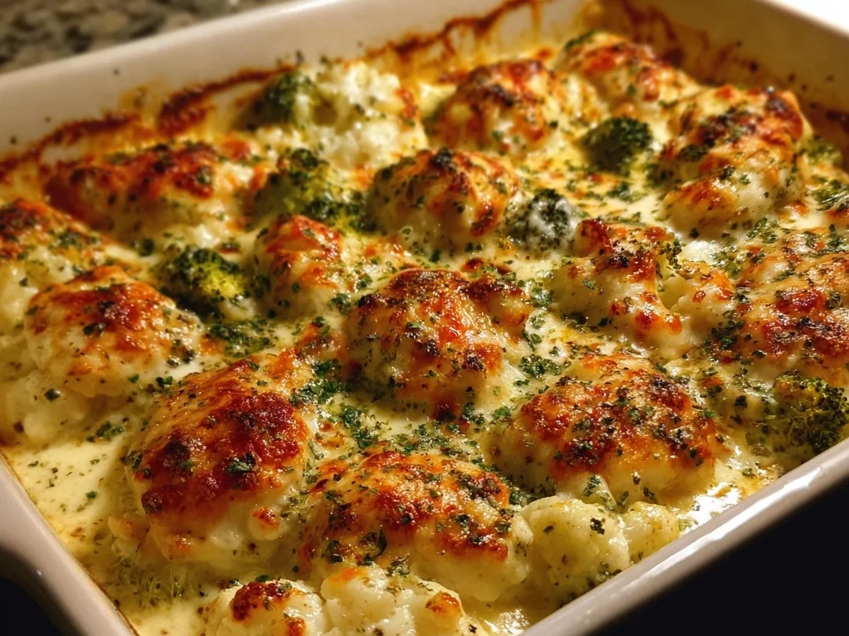 High Protein Creamy Chicken Bake for Meal Prep - Image 2
