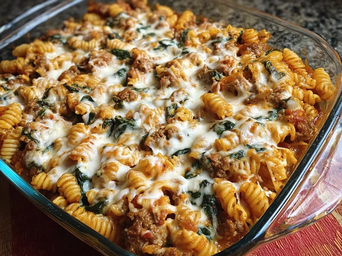 High Protein Creamy Cottage Cheese Pasta Bake Meal Prep - Image 1