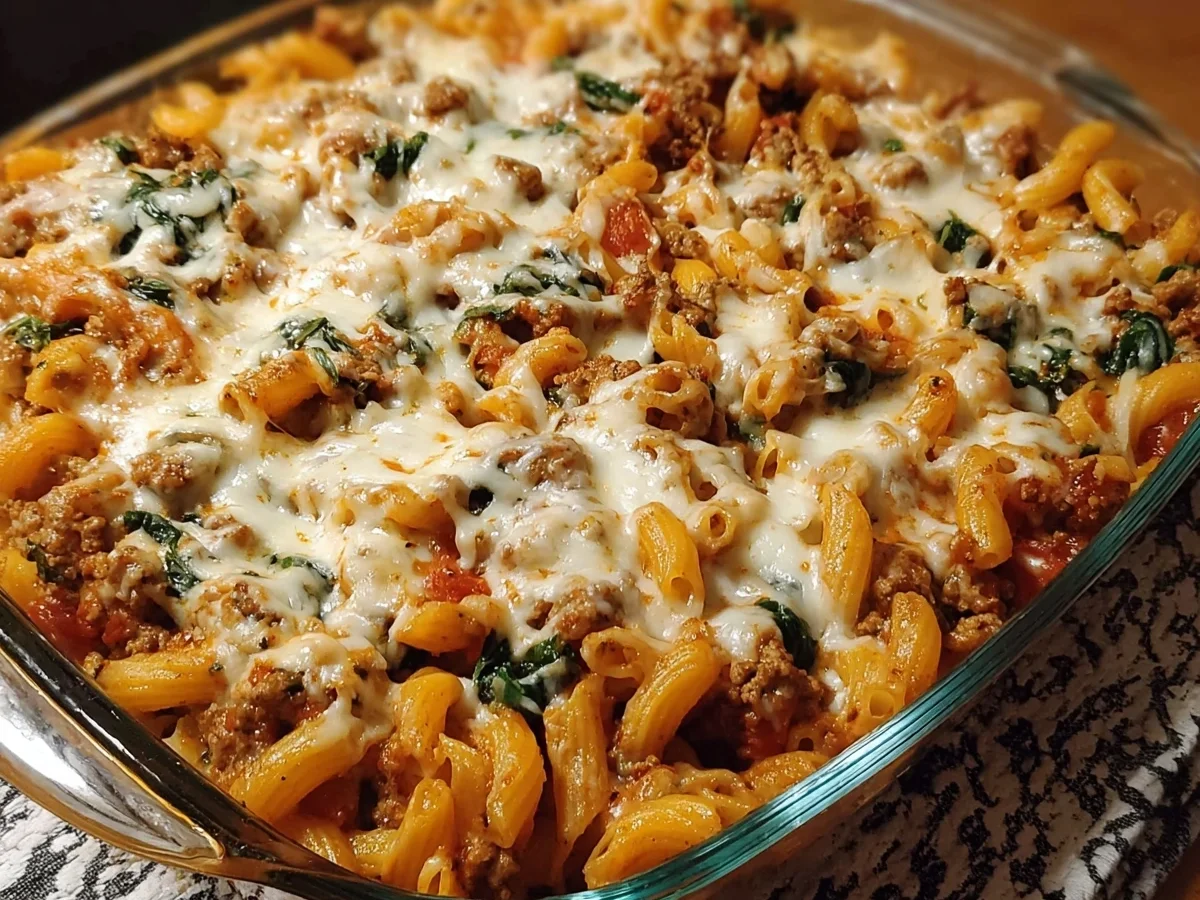 High Protein Creamy Cottage Cheese Pasta Bake Meal Prep - Image 2