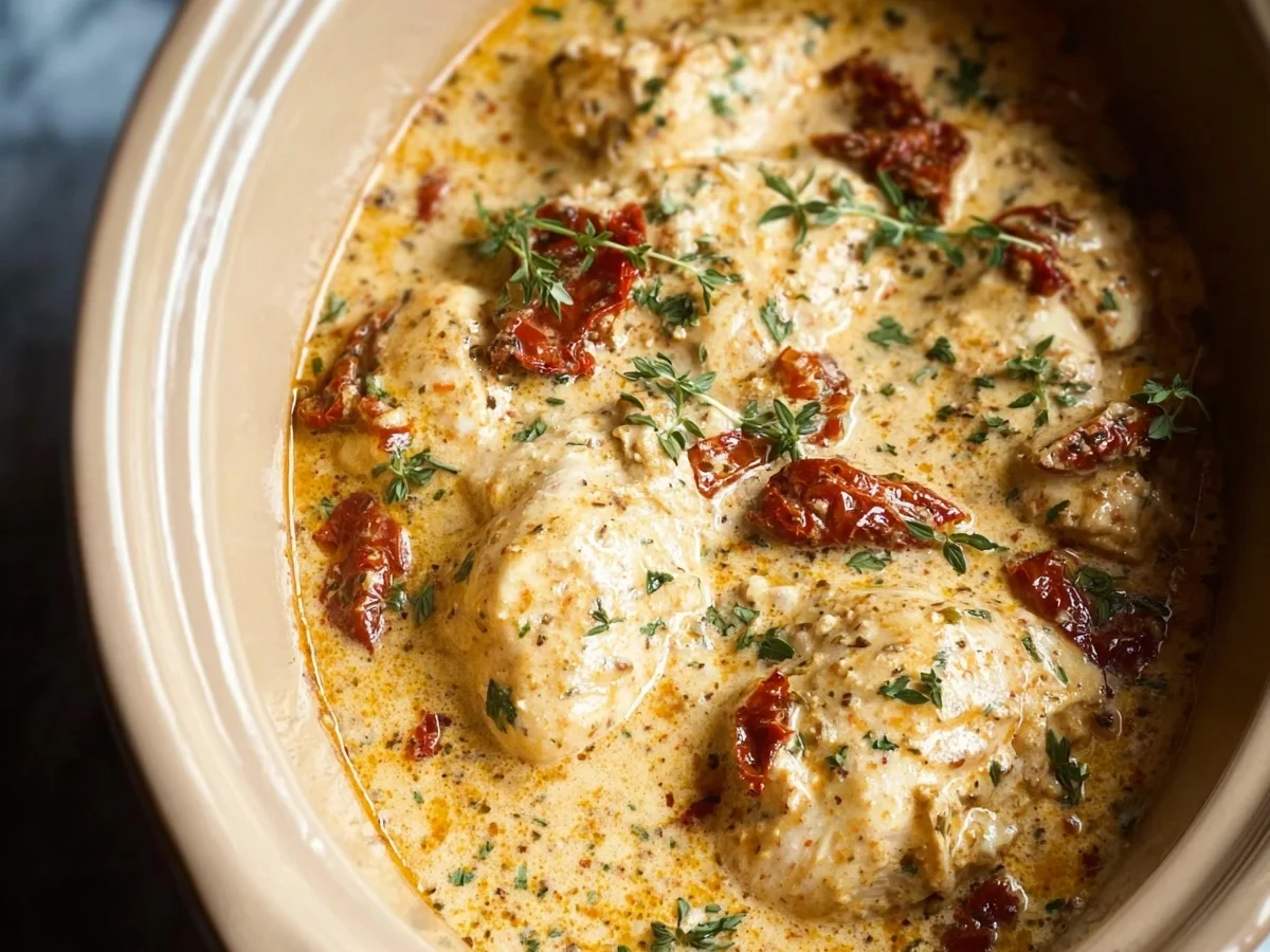 High Protein Crockpot Marry Me Chicken: Creamy & Easy - Image 2
