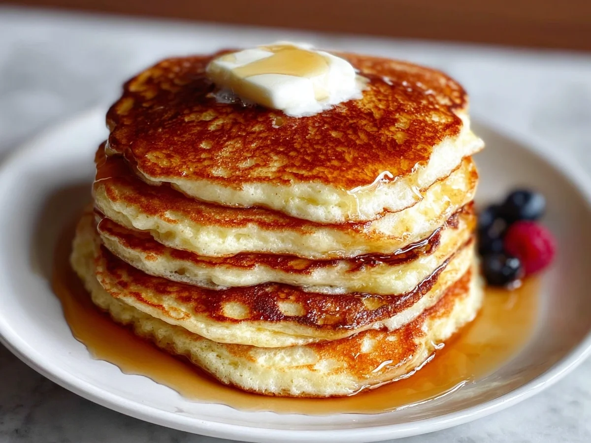 High Protein Fluffy Cottage Cheese Pancakes Recipe - Image 2