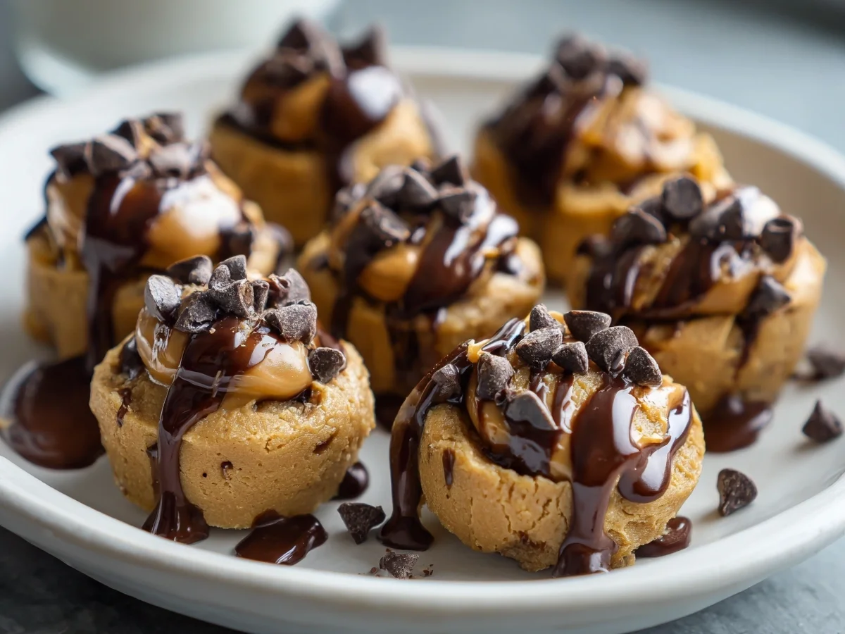 High Protein Frozen Peanut Butter Greek Yogurt Bites - Image 1