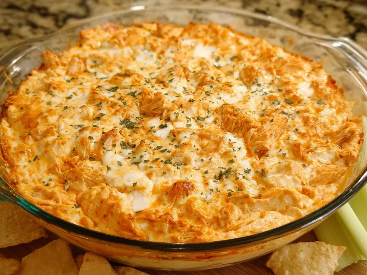 High-Protein Greek Yogurt Buffalo Chicken Dip - Image 1