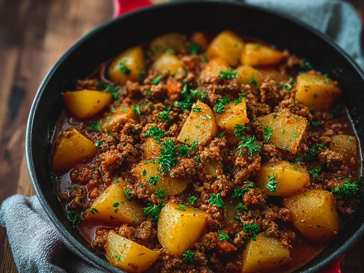 High Protein Ground Beef & Potatoes Dinner - Image 1