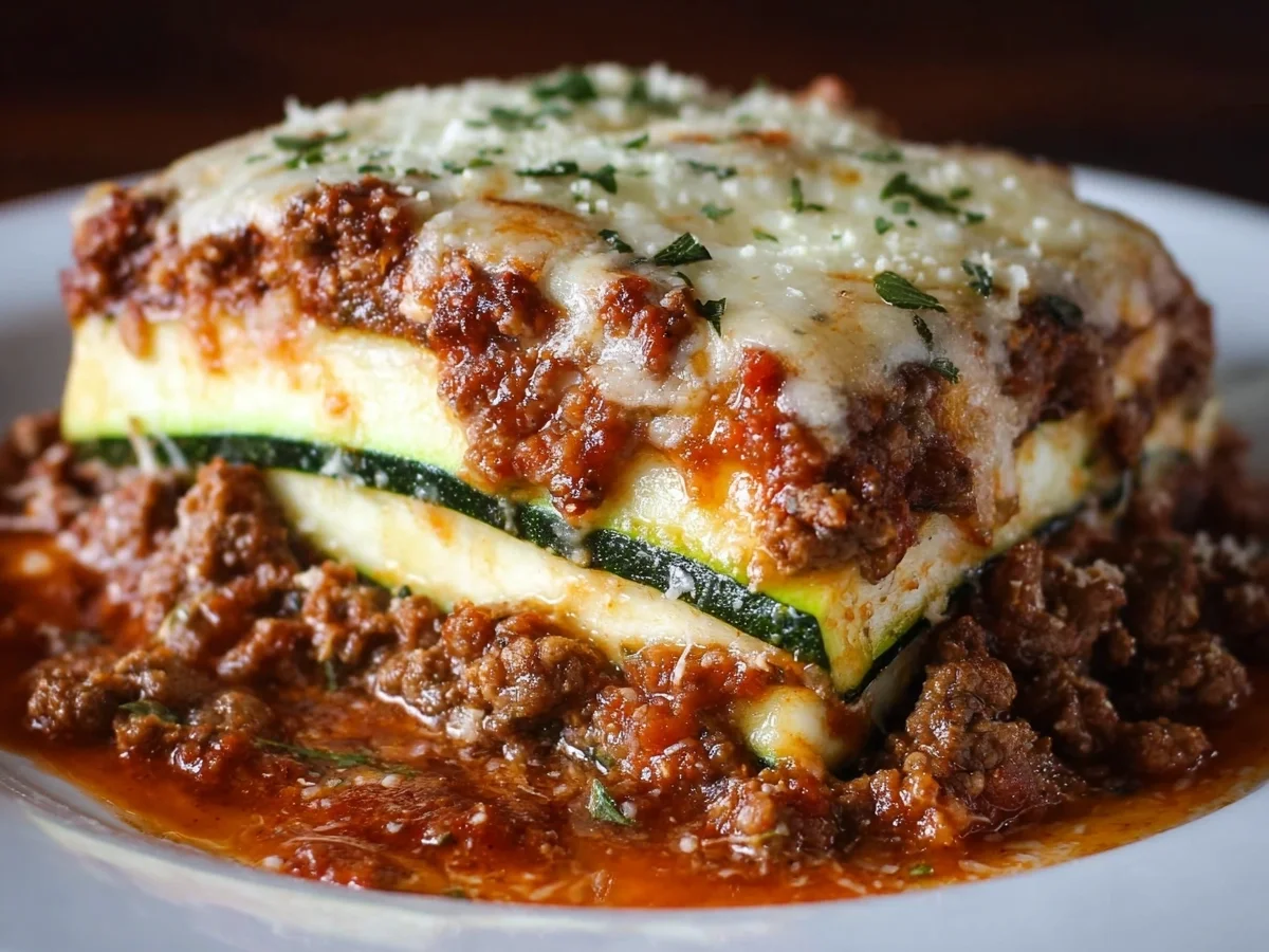 High Protein Keto Zucchini Lasagna: Low Carb Dinner - Image 2