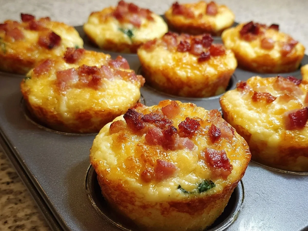 High Protein Maple Turkey Ham Muffins for Meal Prep - Image 1