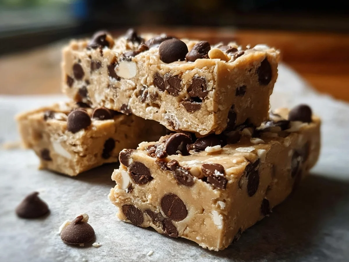 High Protein No-Bake Cookie Dough Bars - Image 1