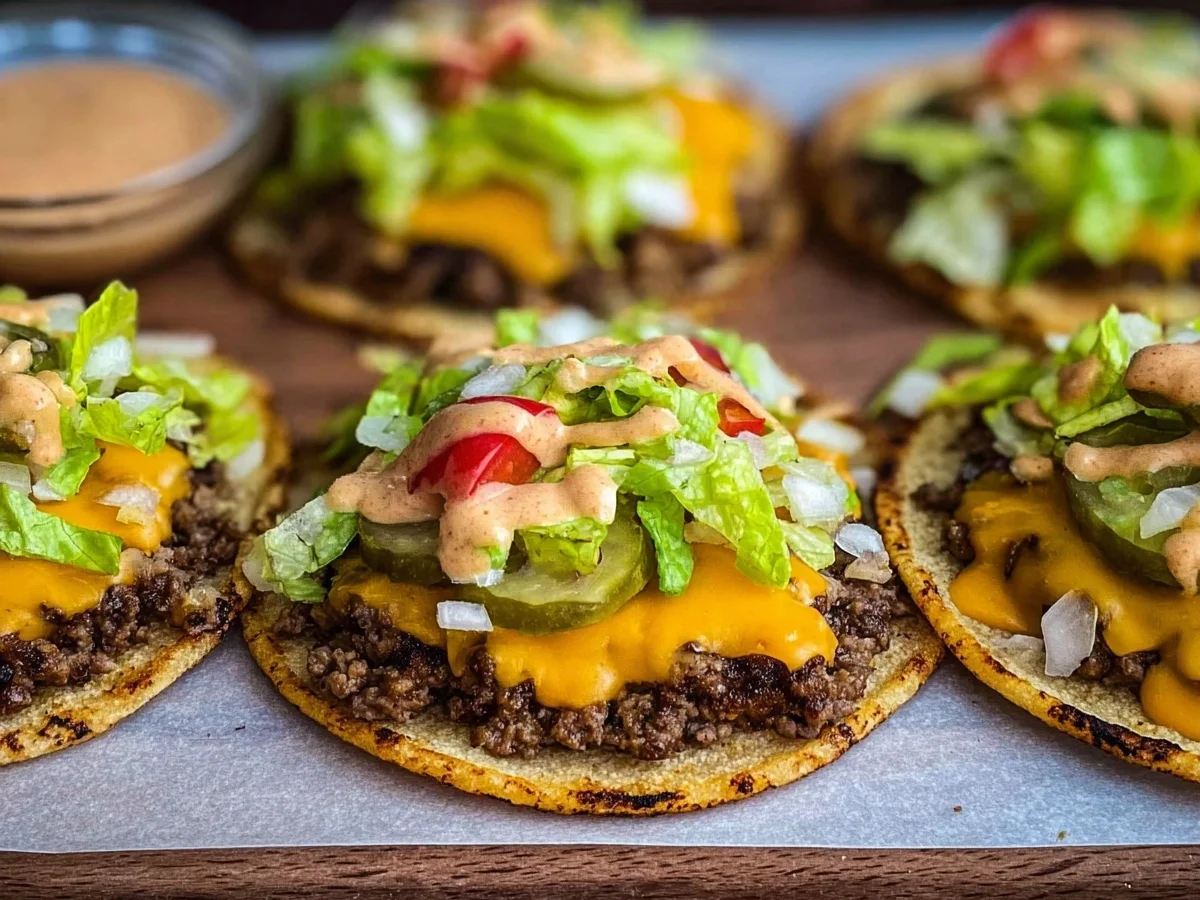 High-Protein Smash Burger Tacos Recipe - Image 2
