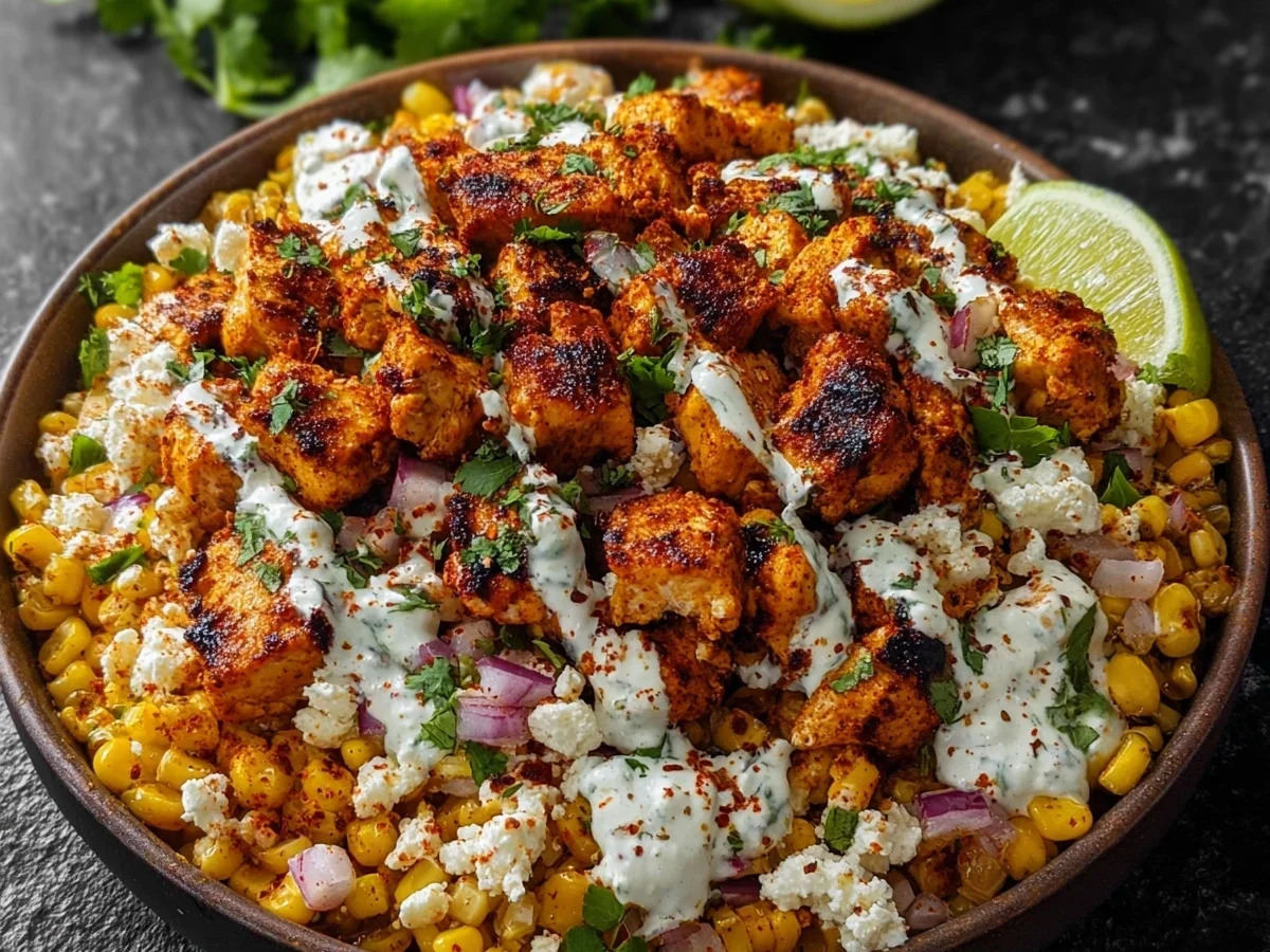High-Protein Street Corn Chicken Bowl Recipe - Image 2