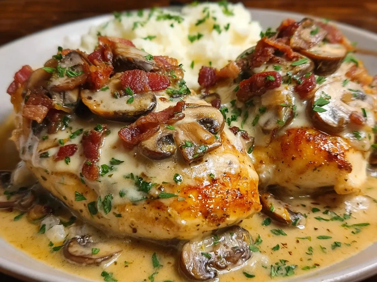 High-Protein Texas Roadhouse Smothered Chicken Recipe - Image 1