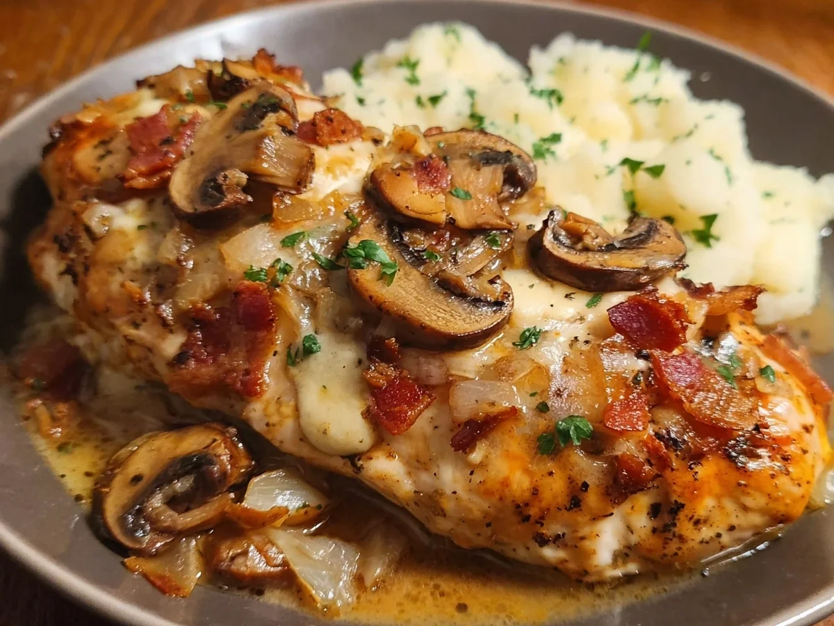 High-Protein Texas Roadhouse Smothered Chicken Recipe - Image 2