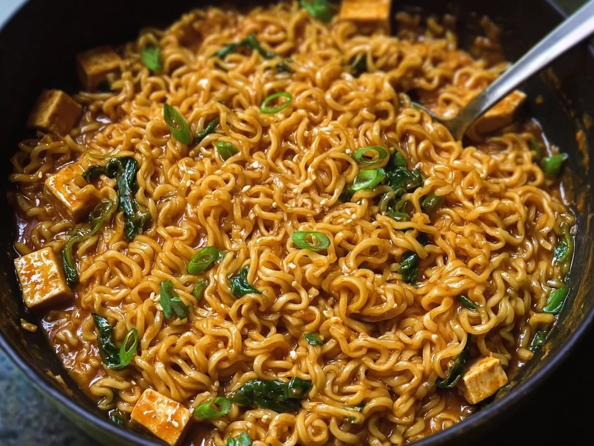 High Protein Vegan Saucy Ramen Noodles - Image 1