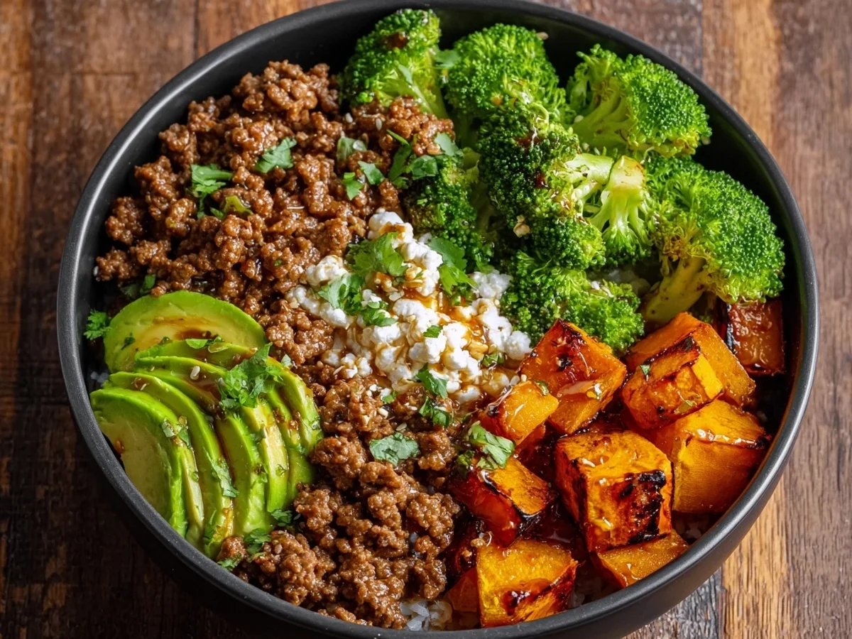 Hot Honey Ground Beef Bowl: Protein Meal Prep - Image 2