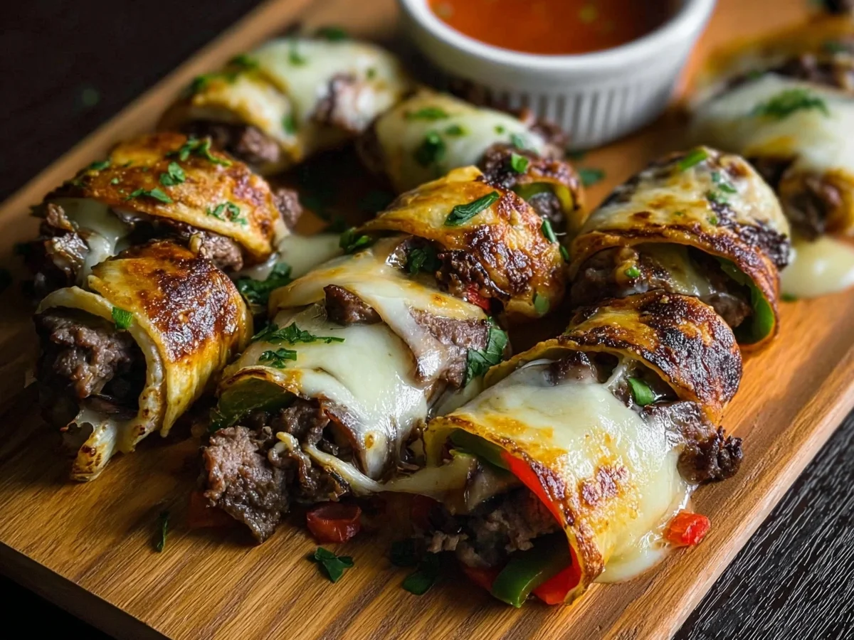 Keto Philly Cheesesteak Roll Ups: Quick Savory Dinner - Image 2